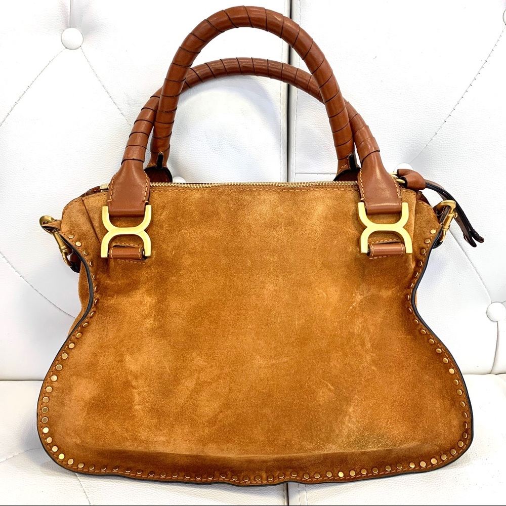 SOLD. CHLOE “Marcie” Medium suede bag - Picture 8 of 8